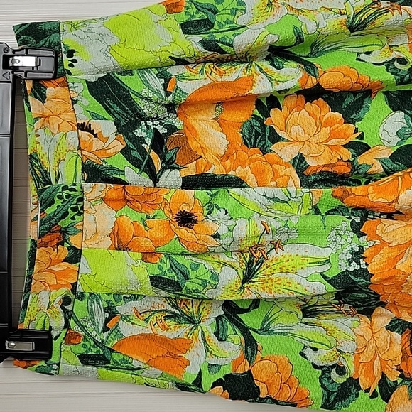 ASOS Edition women's  Floral High-Waisted Pants,  Sz 2. New With Tags Cotton - Picture 3 of 6